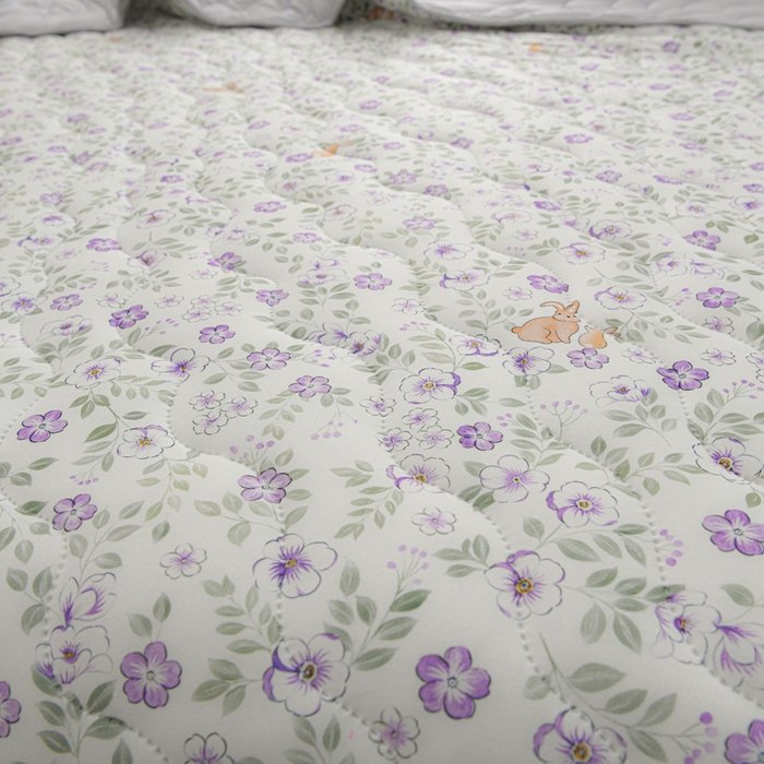 91家纺网 家纺一手货源 找家纺 圣楚 2025新款A类针织棉夏被夏凉被 细语