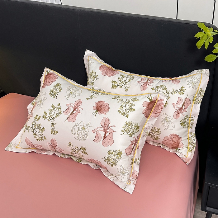 91家纺网 家纺一手货源 找家纺 绘萱2025爆款直播印花水洗天丝夏被四件套凉感水洗真丝冰丝夏凉被空调被克里丝