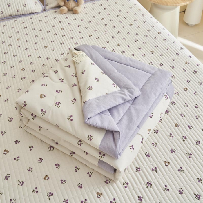 91家纺网 家纺一手货源 找家纺 子由家居 2025新款纯棉新疆棉花被被子被子 棉花被-葡萄