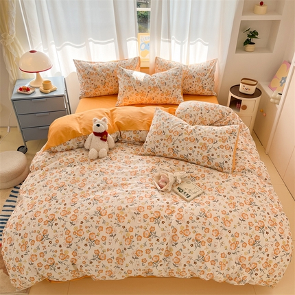 91家纺网 家纺一手货源 找家纺 （总）798家纺 2025新款全棉13370卡通印花四件套