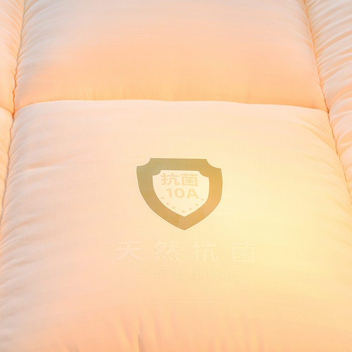 91家纺网 家纺一手货源 找家纺 招财狼 2025新款亲肤磨毛床垫 珍珠白