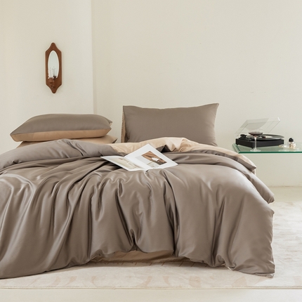 91家纺网 家纺一手货源 找家纺 （总）121  2025新款亲肤柔软天丝棉四件套-小满春曲