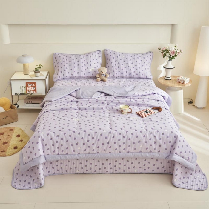 91家纺网 家纺一手货源 找家纺 子由家居 2025新款纯棉新疆棉花被被子被子 棉花被-草莓季