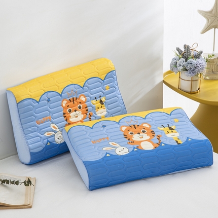 91家纺网 家纺一手货源 找家纺 （总）大黄蜂家居家纺 2025新款凉感丝卡通乳胶枕套