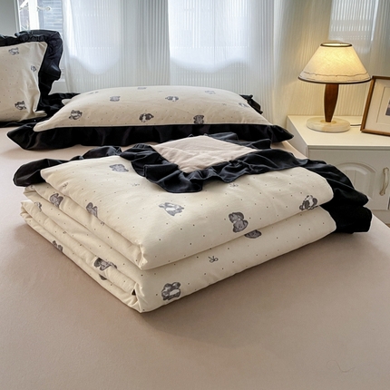 91家纺网 家纺一手货源 找家纺 （总）首尔家纺 2025新款双层纱夏被系列