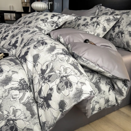 倾慕家纺 2025新款60S提花全棉四件套 织梦