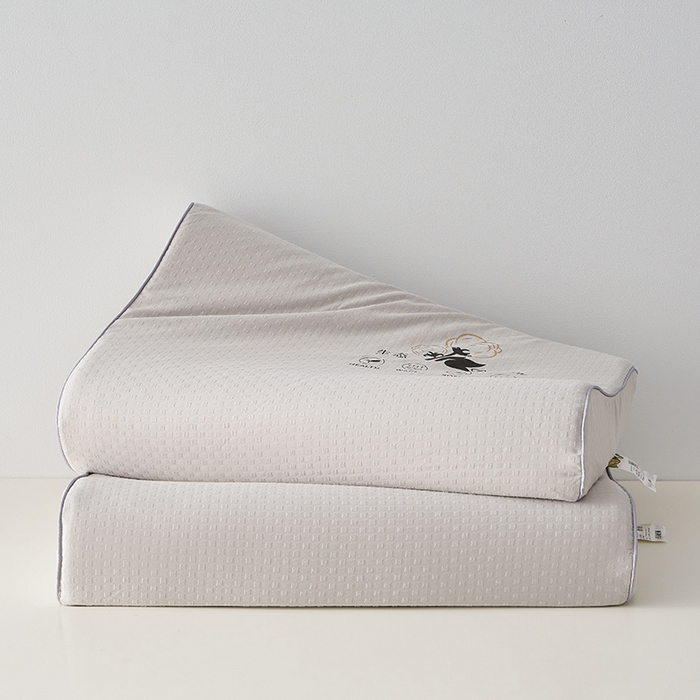 91家纺网 家纺一手货源 找家纺 沃兰国际 2025新款生态乳胶枕枕头枕芯 灰色颗粒