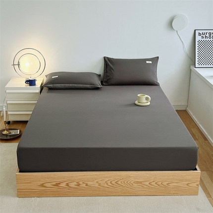 91家纺网 家纺一手货源 找家纺 （总）798家纺 2025新款全棉13070纯色双拼系列单床笠