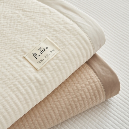 91家纺网 家纺一手货源 找家纺 （总）子由家居 2025新款水洗棉泡泡格大豆纤维夏被被子被芯