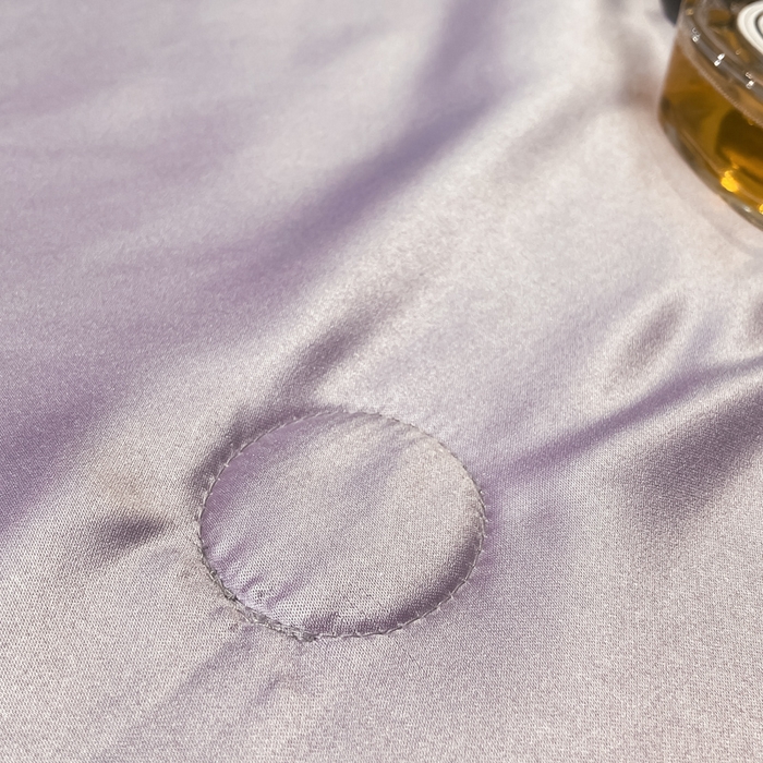 91家纺网 家纺一手货源 找家纺 子由家居 2025新款水洗真丝贴布绣花花边夏被四件套-太阳花 太阳花-浅紫