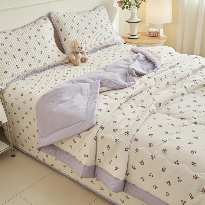 91家纺网 家纺一手货源 找家纺 子由家居 2025新款纯棉新疆棉花被被子被子 棉花被-葡萄