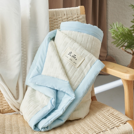 子由家居 2025新款良品格大豆纤维夏被被子被芯 良品格-天蓝