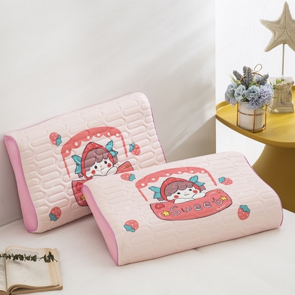 91家纺网 家纺一手货源 找家纺 （总）大黄蜂家居家纺 2025新款凉感丝卡通乳胶枕套