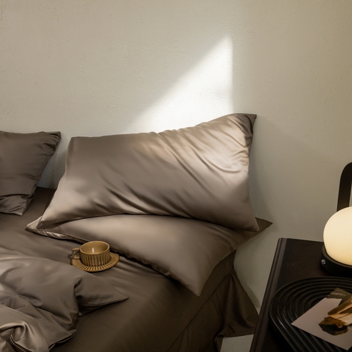 91家纺网 家纺一手货源 找家纺 121  2025新款亲肤柔软天丝棉四件套-小满春曲 慕斯