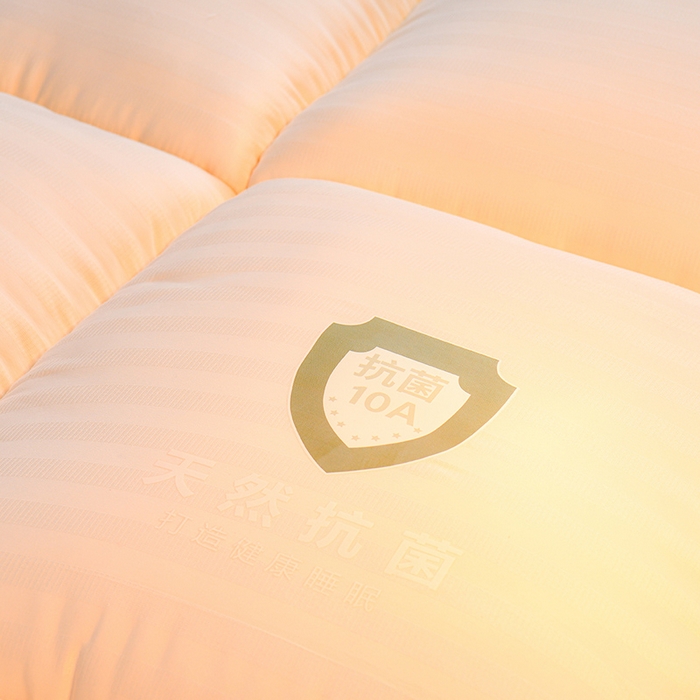 91家纺网 家纺一手货源 找家纺 招财狼 2025新款亲肤磨毛床垫 珍珠白