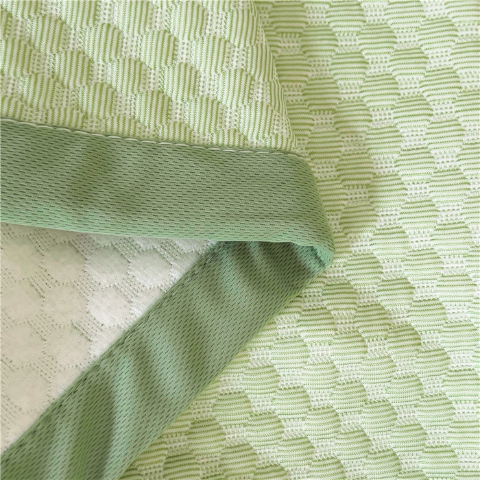 91家纺网 家纺一手货源 找家纺 喜居 2025新款无印风豆豆席宽边平席冰豆豆凉豆豆凉席 奶昔绿