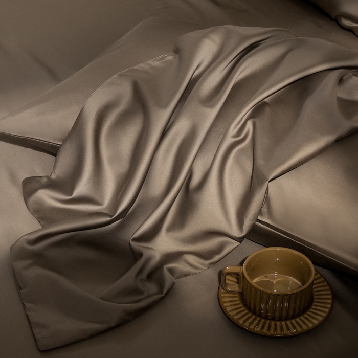 91家纺网 家纺一手货源 找家纺 121  2025新款亲肤柔软天丝棉四件套-小满春曲 慕斯