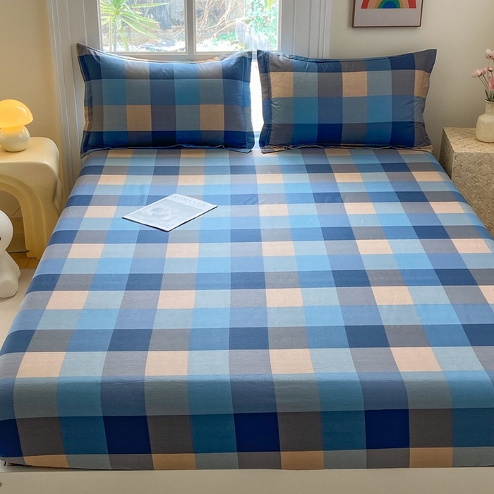 91家纺网 家纺一手货源 找家纺 （总）凌云  2025新款A类全棉13372全棉印花床笠三件套