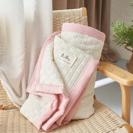 子由家居 2025新款良品格大豆纤维夏被被子被芯 良品格-纱粉