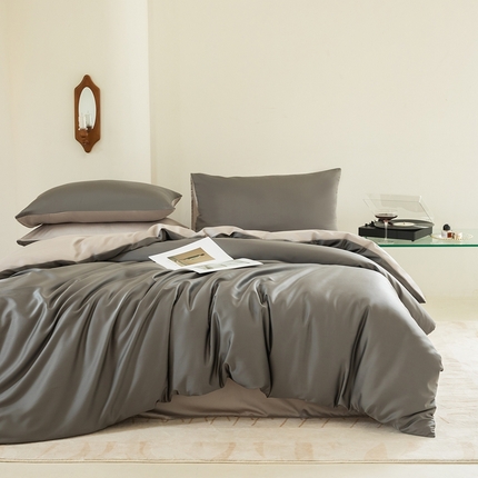 91家纺网 家纺一手货源 找家纺 （总）121  2025新款亲肤柔软天丝棉四件套-小满春曲