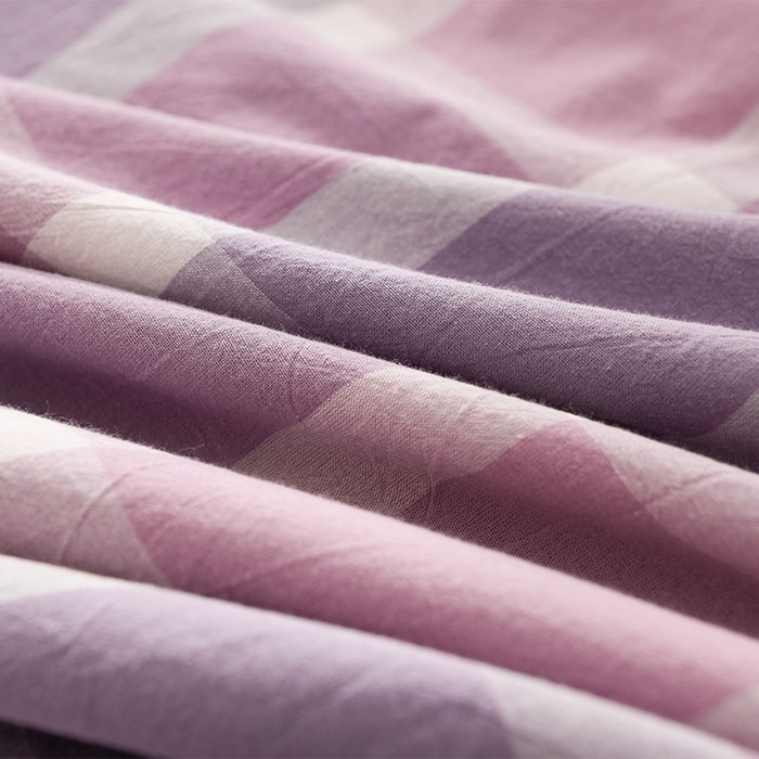 91家纺网 家纺一手货源 找家纺 润淳家居 2025新款A类全棉水洗棉四件套三件套 爱格