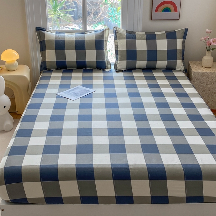 91家纺网 家纺一手货源 找家纺 凌云2025新款13372A类全棉床笠    千寻