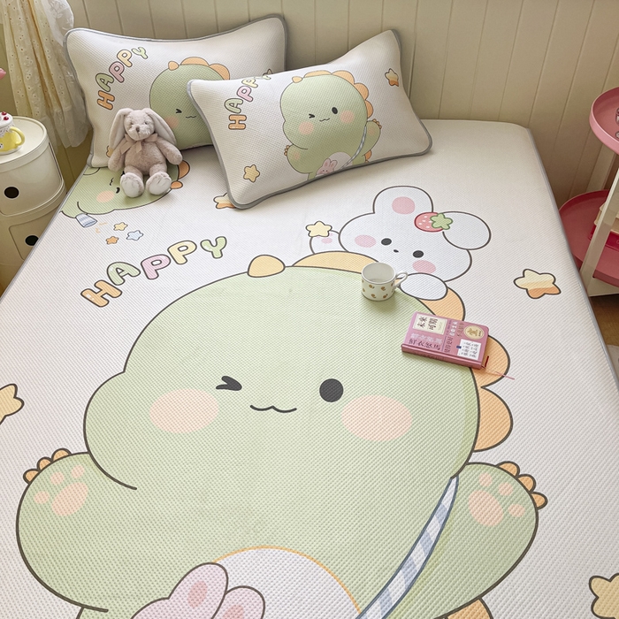 91家纺网 家纺一手货源 找家纺 （总）慕尚家纺 2025新款凉感卡通工艺席