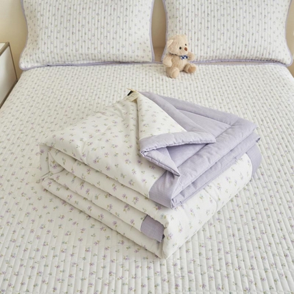 子由家居 2025新款纯棉新疆棉花被被子被子 棉花被-花夕