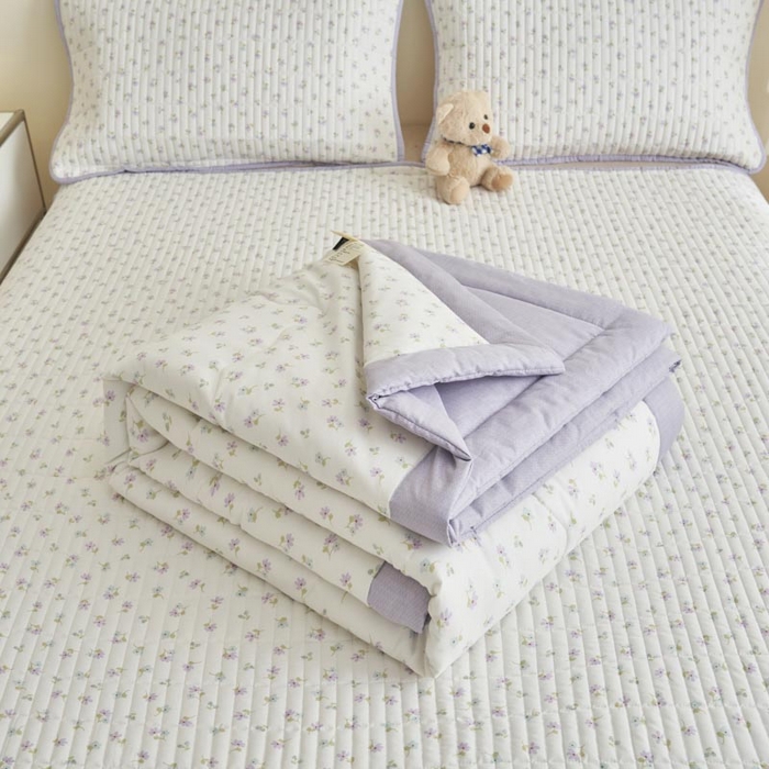 91家纺网 家纺一手货源 找家纺 子由家居 2025新款纯棉新疆棉花被被子被子 棉花被-花夕