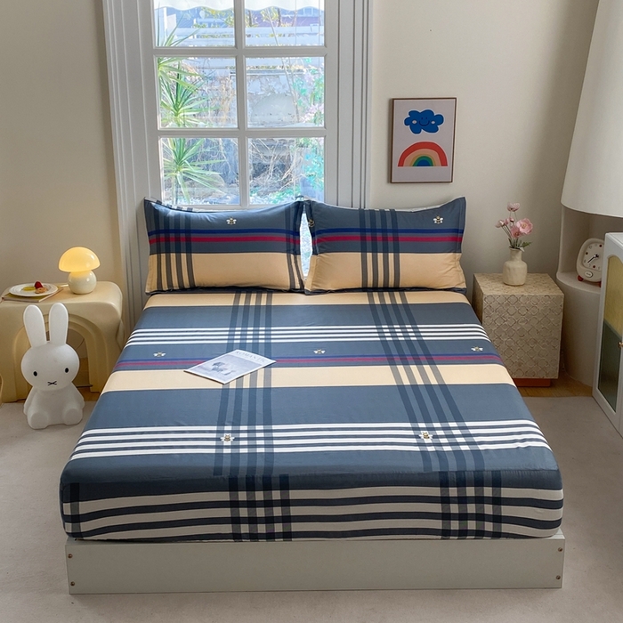 91家纺网 家纺一手货源 找家纺 凌云2025新款13372A类全棉床笠    品质生活