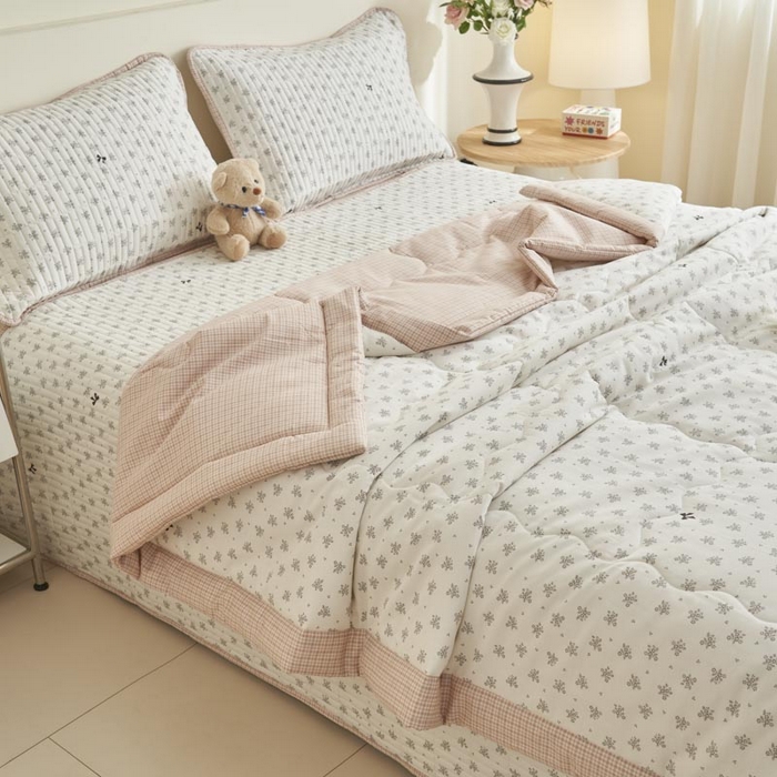 91家纺网 家纺一手货源 找家纺 子由家居 2025新款纯棉新疆棉花被被子被子 棉花被-诗情画意