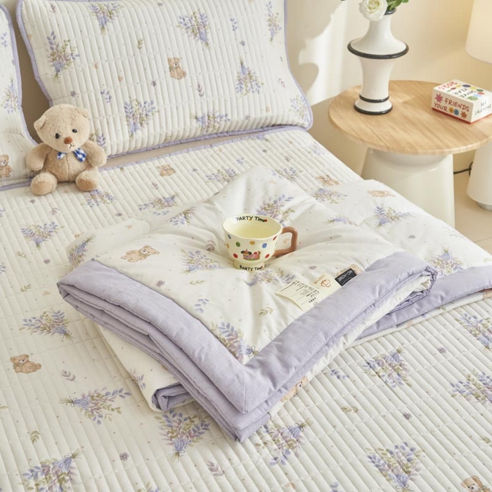 91家纺网 家纺一手货源 找家纺 子由家居 2025新款纯棉新疆棉花被被子被子 棉花被-花心熊