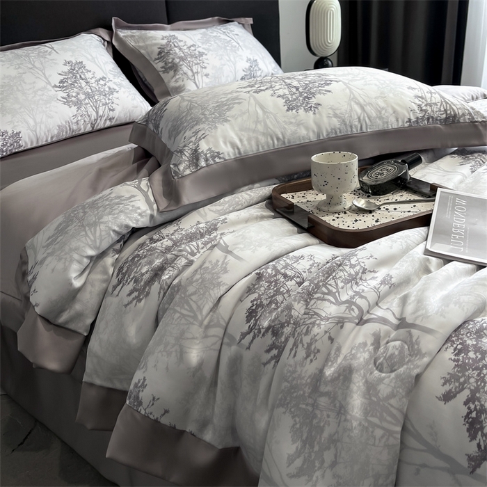 91家纺网 家纺一手货源 找家纺 （总）DC2025新款60支天丝印花夏被四件套