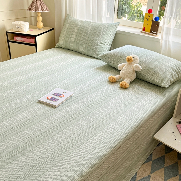 91家纺网 家纺一手货源 找家纺 莱通2025新款原棉老粗布床单 优雅瞬间