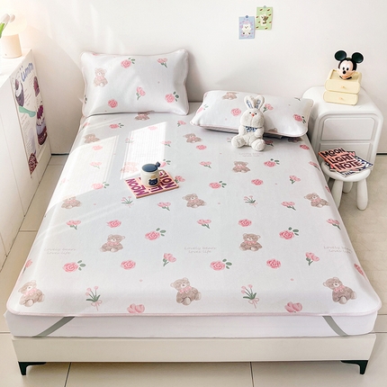 91家纺网 家纺一手货源 找家纺 （总）倾慕家纺 2025新款时尚风凉感冰丝席数码印花凉席系列