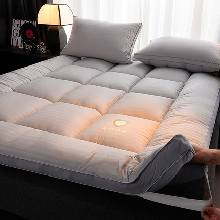 91家纺网 家纺一手货源 找家纺 （总）招财狼家纺 2024新款华夫格提花棉花床垫-学生立体款