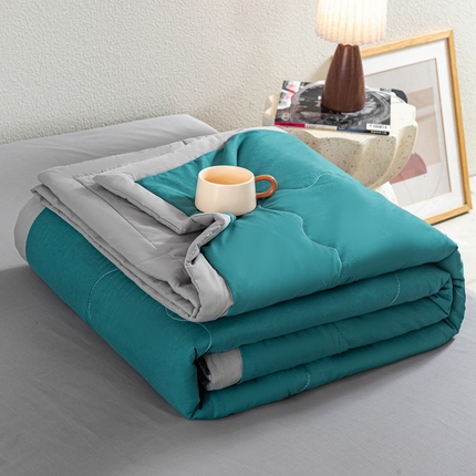 91家纺网 家纺一手货源 找家纺 （总）慕木家纺 2025新款A类水洗棉无印风纯色新疆棉花夏被空调被（抽空压缩可供跨境）