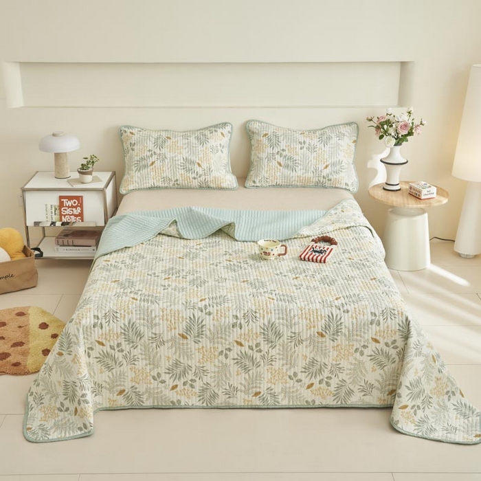 91家纺网 家纺一手货源 找家纺 （总）子由家居 2025新款纯棉印花夹棉床盖