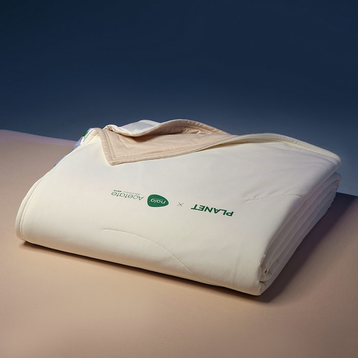 91家纺网 家纺一手货源 找家纺 莱福仕家纺 2025新款酣睡星球双面凉感夏被被子被芯 凉感夏被-云朵白