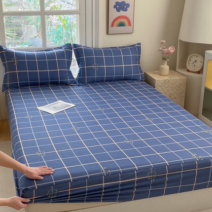 凌云2025新款13372A类全棉床笠    似水流年