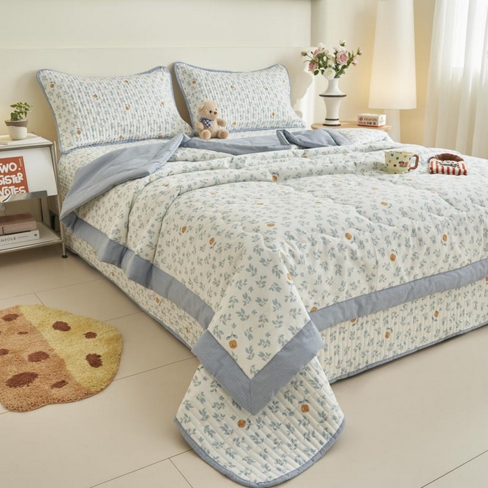 91家纺网 家纺一手货源 找家纺 子由家居 2025新款纯棉新疆棉花被被子被子 棉花被-花千朵