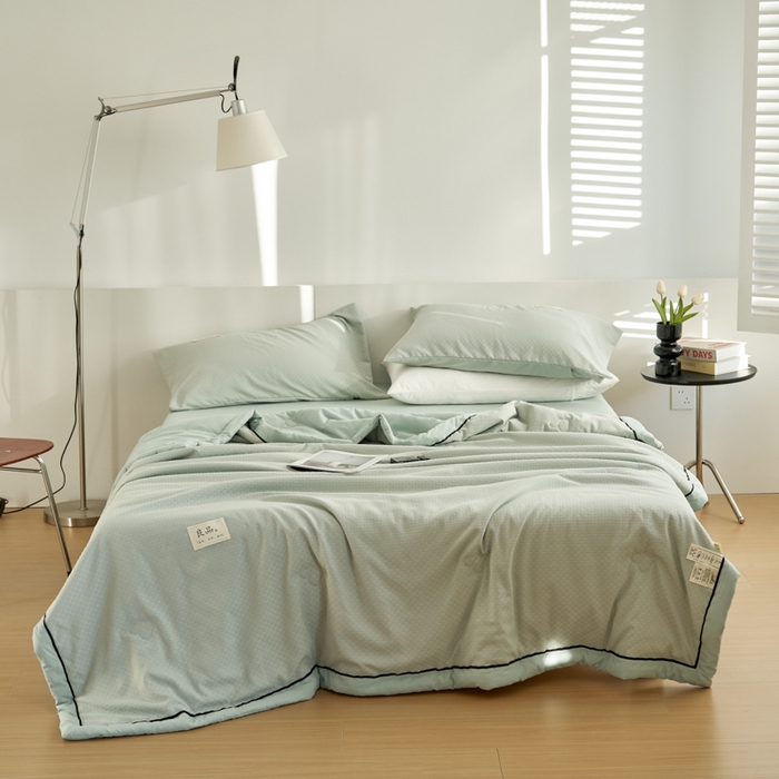 91家纺网 家纺一手货源 找家纺 （总）子由家居 2025新款雪花棉提花大豆被被子被芯