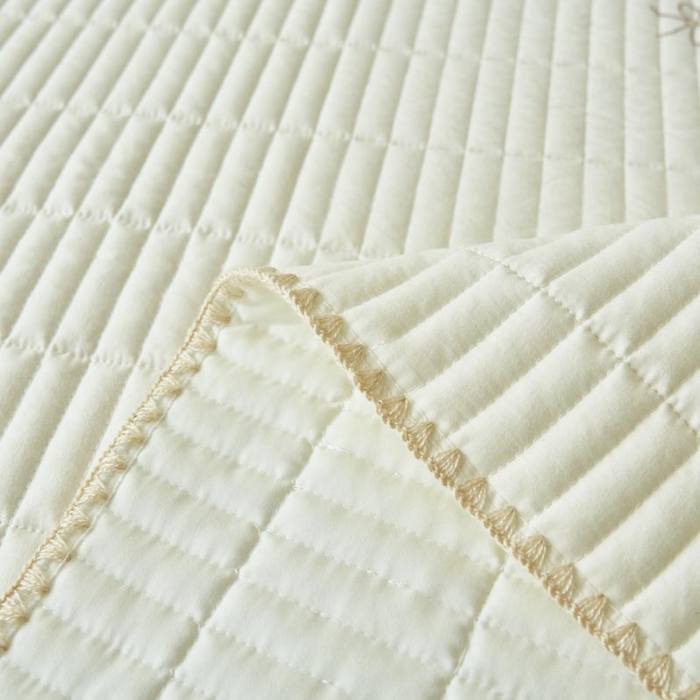 91家纺网 家纺一手货源 找家纺 （总）子由家居 2025新款水洗邹邹纱小清新床盖