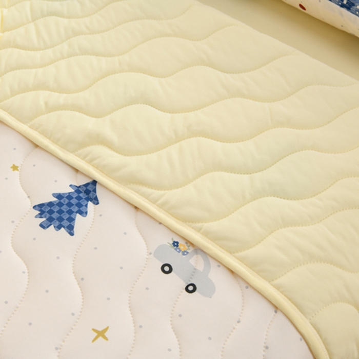 91家纺网 家纺一手货源 找家纺 圣楚 2025新款A类针织棉夏被夏凉被 彩虹森林