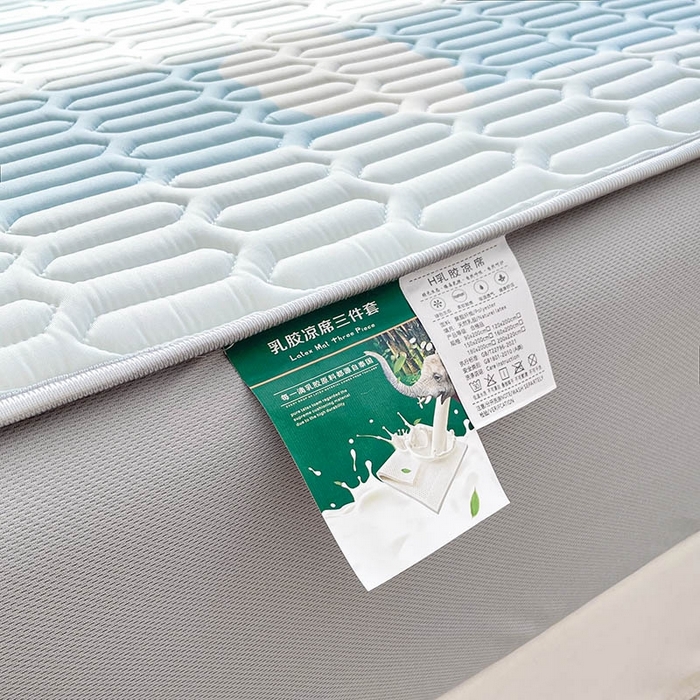 91家纺网 家纺一手货源 找家纺 米帛家纺2025新款大版三丽鸥乳胶凉席-绑带款 气球玉桂狗