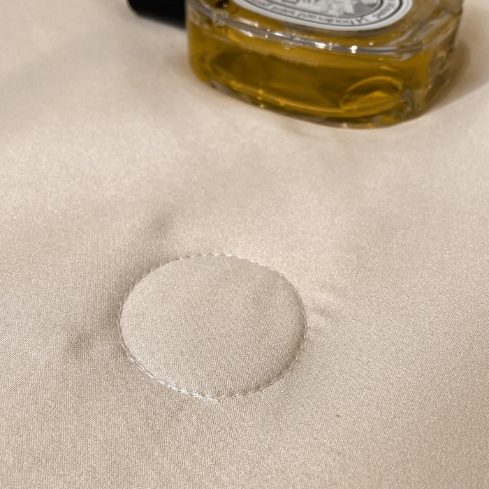 91家纺网 家纺一手货源 找家纺 子由家居 2025新款水洗真丝贴布绣花花边夏被四件套-太阳花 太阳花-杏咖