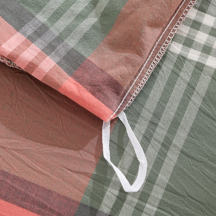 91家纺网 家纺一手货源 找家纺 润淳家居 2025新款A类全棉水洗棉四件套三件套 安妮 桔