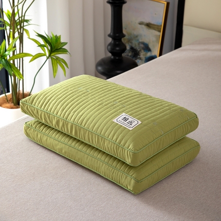 91家纺网 家纺一手货源 找家纺 （总）枕之坊 2025新款全棉绗缝星月纯荞麦枕