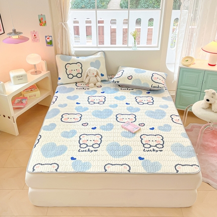 91家纺网 家纺一手货源 找家纺 （总）川悦生活 2025新款小阪凉感丝印花凉席