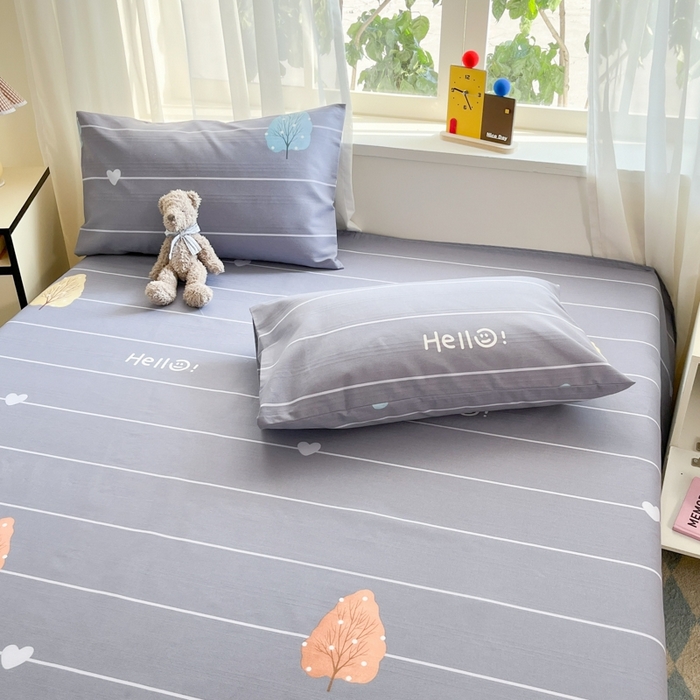 91家纺网 家纺一手货源 找家纺 莱通2025新款原棉老粗布床单 树漫漫